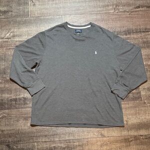 Polo by Ralph Lauren Dark Gray Long Sleeve Tee